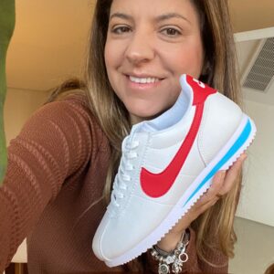 Tenis Nike Cortez Branco/Vermelho