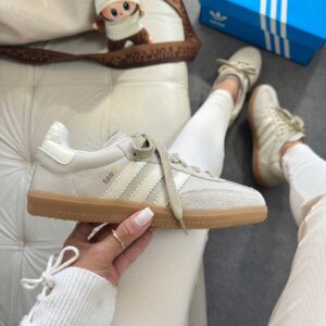 Tenis Samba Aluminium Bege Premium