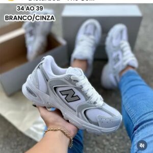 Tenis New 530 Branco Preto