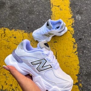 Tenis New 9060 Branco Cinza Infantil