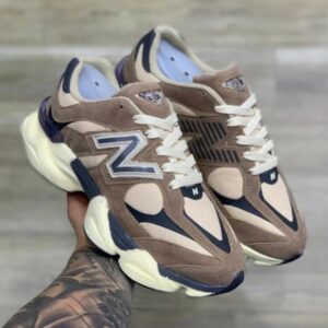 Tenis New 9060 Bege Escuro Preto Masculino