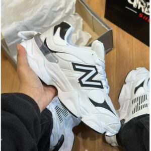 Tenis New 9060 Branco Preto Masculino