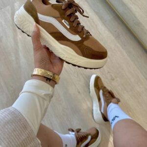 Tenis Van vr3 Caramelo