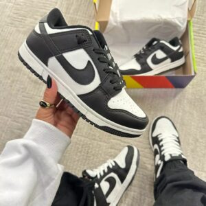 Tenis Dunk Branco Preto