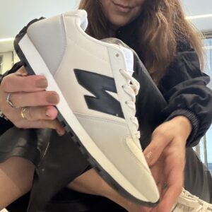 Tenis New 327 Branco Preto