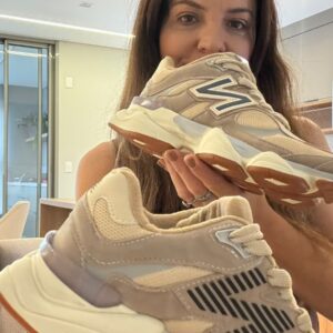 Tenis New 9060 Bege Escuro