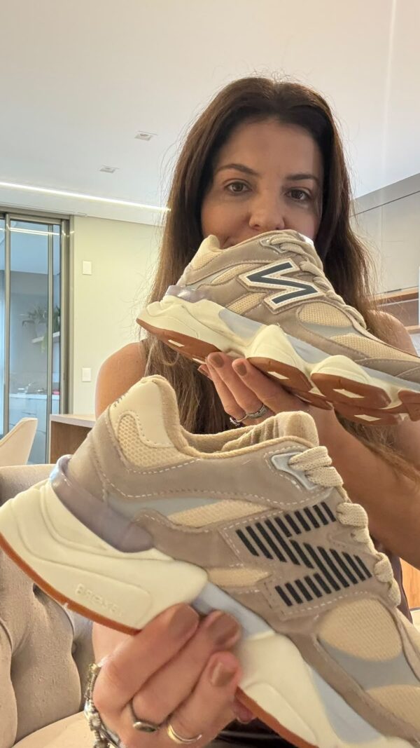 Tenis New 9060 Bege Escuro