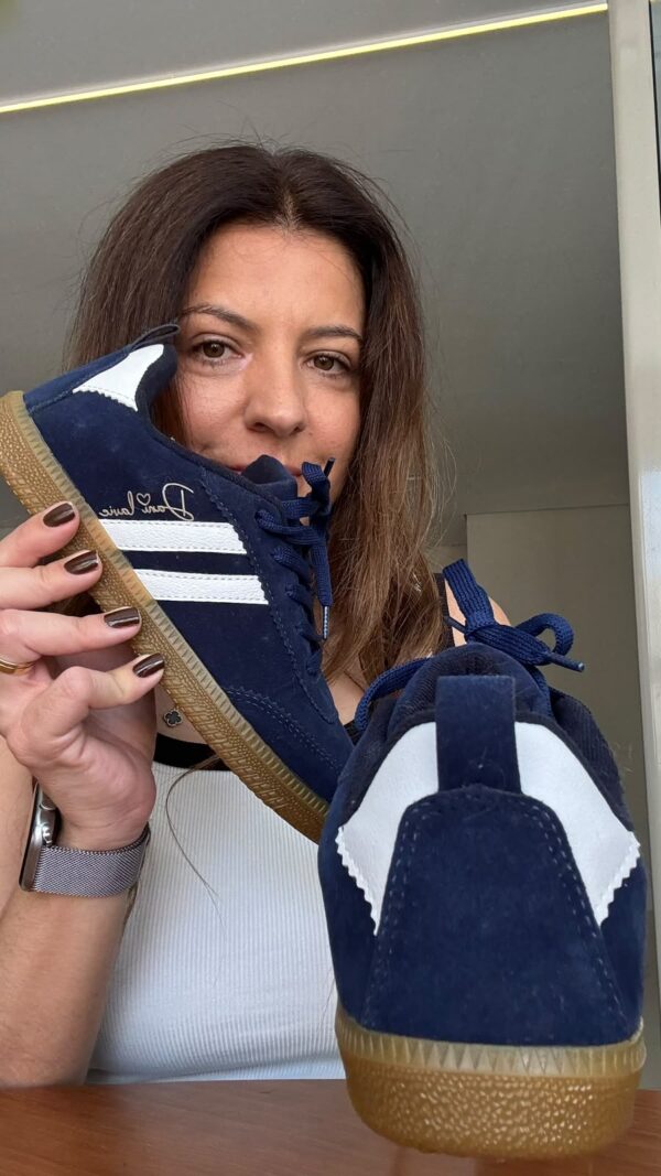 Tenis Dani Lavie duas listras  Azul Marinho