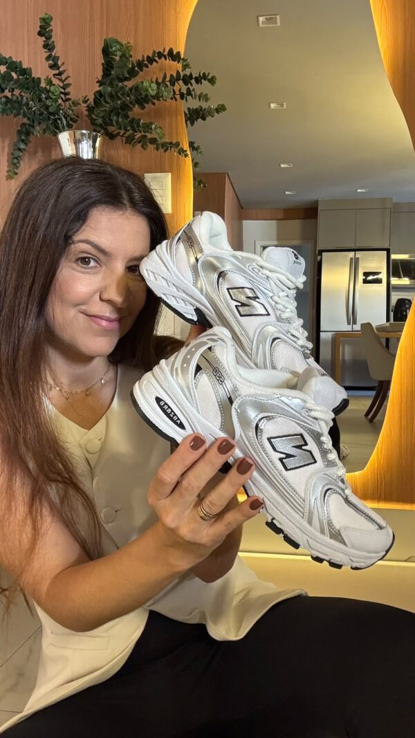 Tenis New 530 Branco Preto