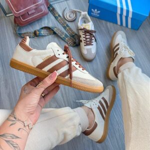 Tenis Feminino Sam Bege com Caramelo