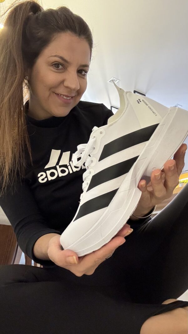 Tenis Adizero EVO SL Branco com Preto