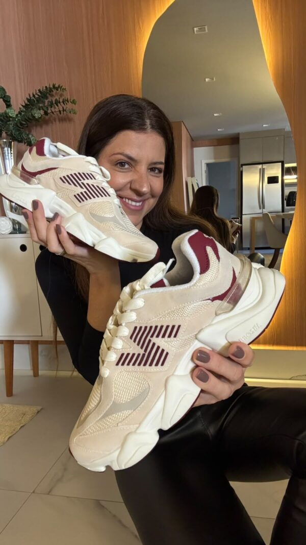 New 9060 Bege com Marsala