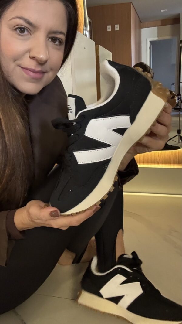 Tenis Feminino New 327 Preto Sola Bola
