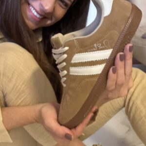 Tenis Feminino Dani 126 Bege Caramelo
