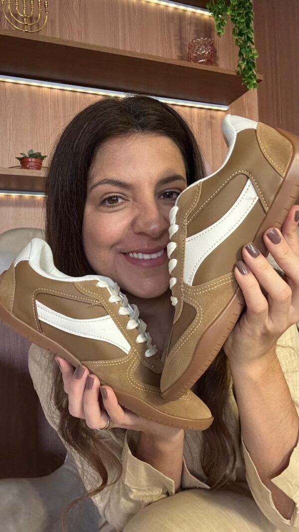 Tenis Feminino Dani 127 Caramelo